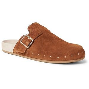 Loeffler Randall Jayden Studded Suede Clogs - size 8